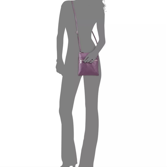 Triple-Zip Pebble Leather Dasher Crossbody, Created - Picture 4 of 4